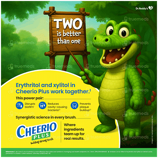 Cheerio Plus Strawberry Flavour Sugar Free Toothpaste 75gm