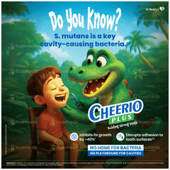 Cheerio Plus Strawberry Flavour Sugar Free Toothpaste 75gm