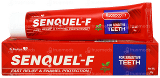 Senquel F Fast Relief And Enamel Protection Toothpaste 50gm