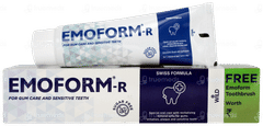 Emoform R Sugar Free Toothpaste 100gm With Emoform Toothbrush Free