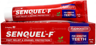 Senquel F + Fast Relief And Enamel Protection Toothpaste 100Gm