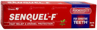 Senquel F + Fast Relief And Enamel Protection Toothpaste 100Gm