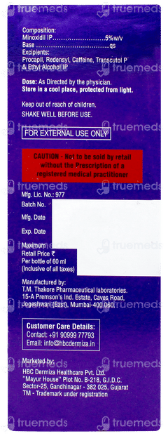 Minfin Nx 5% Solution 60ml