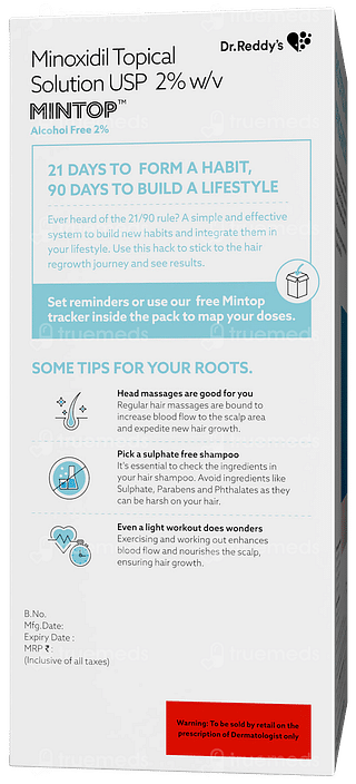 Mintop Alcohol Free 2% Solution 60ml