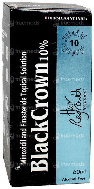Blackcrown 10% Alcohol Free Solution 60Ml