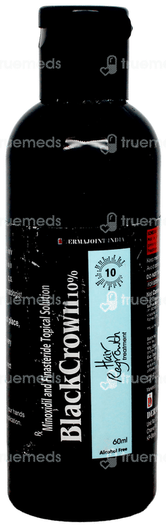 Blackcrown 10% Alcohol Free Solution 60Ml Blackcrown 10% Alcohol Free Solution 60Ml