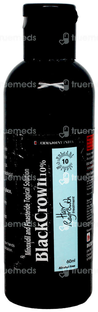 Blackcrown 10% Alcohol Free Solution 60Ml