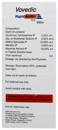 Vovedic Rapid Action Spray 30ml