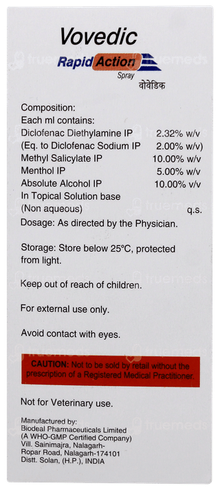 Vovedic Rapid Action Spray 30ml