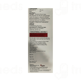 Miloxir 5 Pro Rf Alcohol Free Solution 60Ml