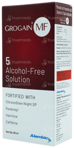 Grogain Mf 5 Alcohol Free Solution 60ml