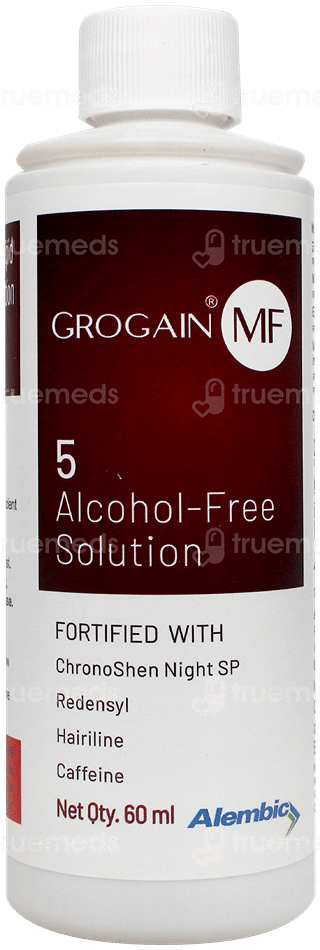 Grogain Mf 5 Alcohol Free Solution 60Ml