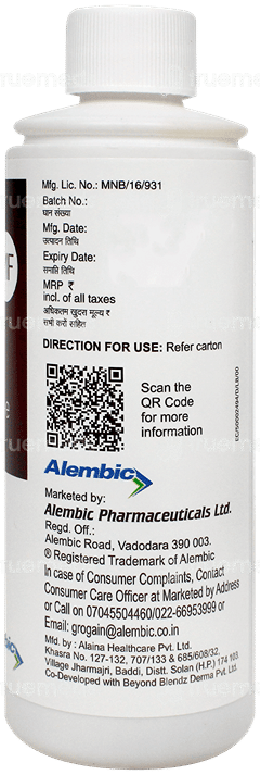 Grogain Mf 5 Alcohol Free Solution 60Ml