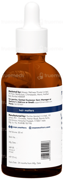 Man Matters Growmax+ Solution 50Ml