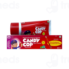 Candy Cop Bubblegum Flavour Foaming Fluoridated Toothpaste 70gm