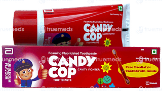 Candy Cop Bubblegum Flavour Toothpaste 70gm