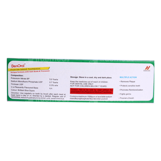 Denoral Fresh Mint Toothpaste 70Gm
