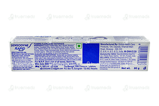 Sensodyne Rapid Relief Toothpaste 80 GM