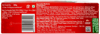 Dabur Red Toothpaste 200gm + 100gm + Free Toothbrush