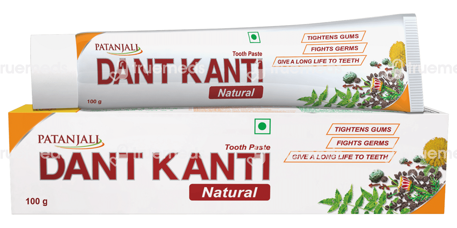 Patanjali Ayurveda Dant Kanti Natural Toothpaste 100 Gm - Uses, Side ...