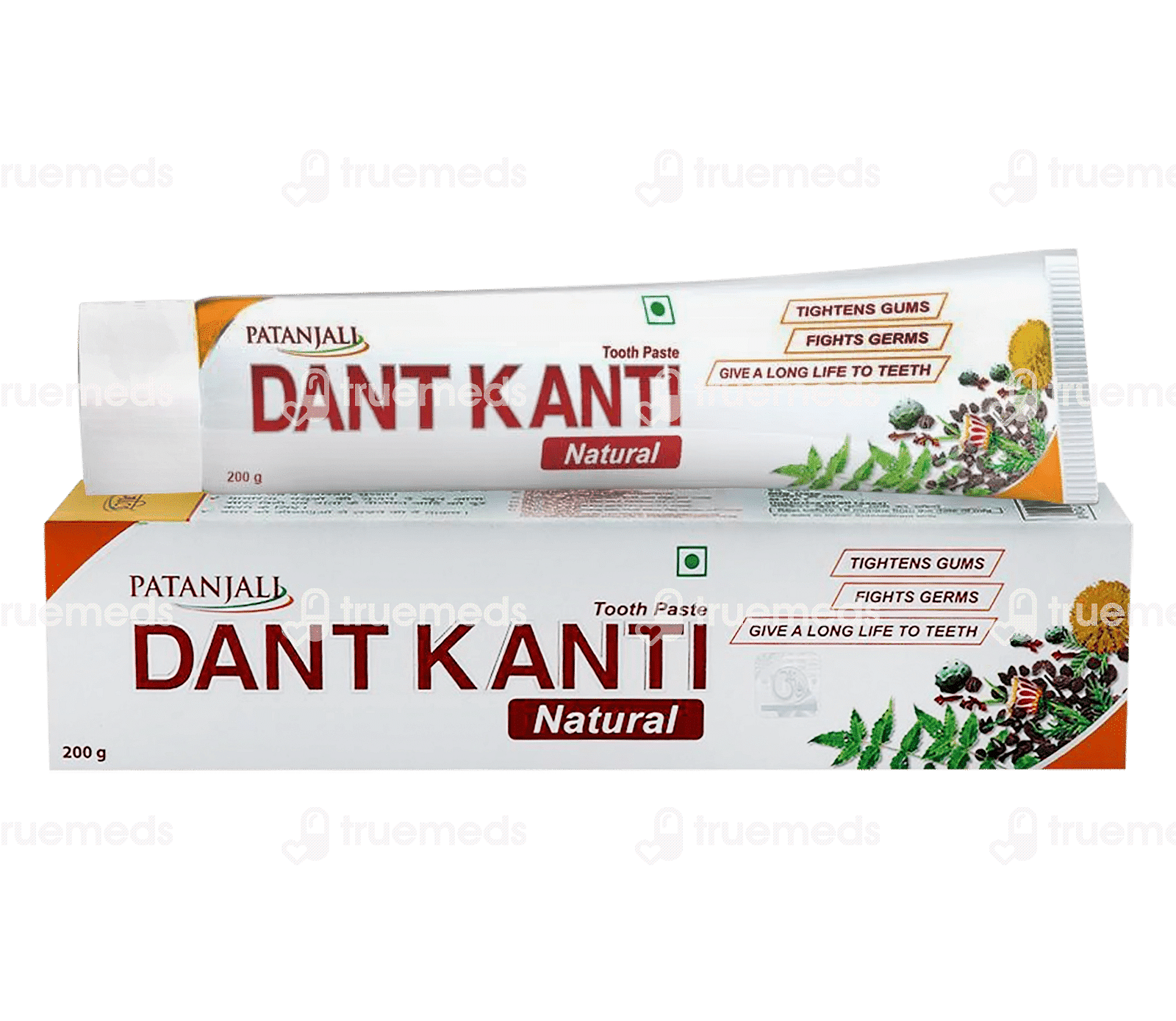 Patanjali Ayurveda Dant Kanti Natural Toothpaste 200 Gm - Uses, Side ...