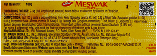Dabur Meswak Toothpase 100Gm
