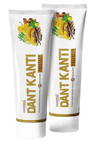 Patanjali Dant Kanti Advanced 100Gm Pack Of 2 Dental Cream