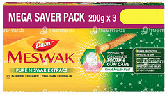 Dabur Meswak Toothpaste 200 GM Pack Of 3