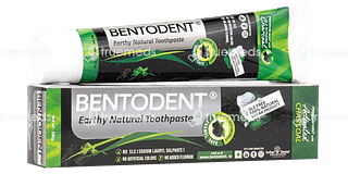 Bentodent Earthy Natural Premium Mint With Activated Charcoal Toothpaste 100 GM