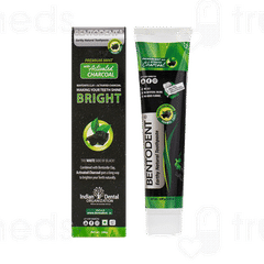 Bentodent Earthy Natural Premium Mint With Activated Charcoal Toothpaste 100 Gm