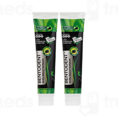 Bentodent Earthy Natural Premium Mint With Activated Charcoal Toothpaste 100 Gm