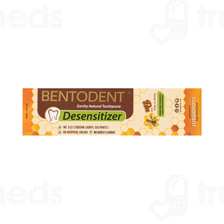 Bentodent Earthy Natural Toothpaste Desensitizer Clovomint 100 Gm