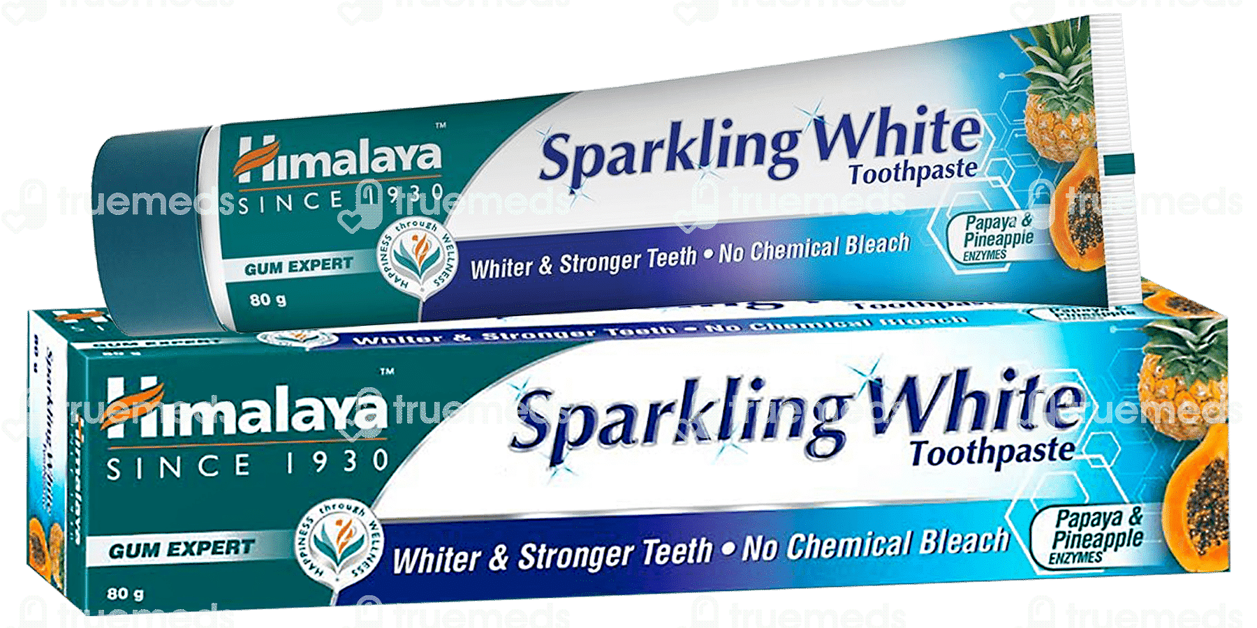 Himalaya Sparkling White Toothpaste 80 Gm - Uses, Side Effects, Dosage ...