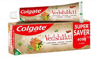 Colgate Swarna Vedshakti Toothpast 400 GM (pack Of 2 Each 200 Gm)