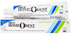 Sbl Homeodent Saunf Flavour Tooth Paste 100gm Sbl Homeodent Saunf Flavour Tooth Paste 100gm