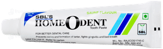 Sbl Homeodent Saunf Flavour Tooth Paste 100gm