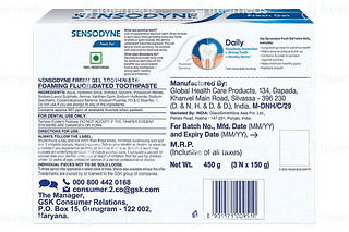 Sensodyne Fresh Gel Toothpaste 150 GM Buy 2 Get 1 Free