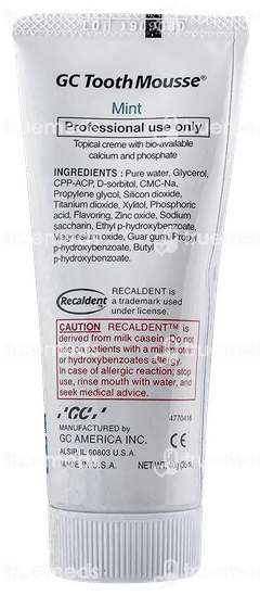 Gc Tooth Mousse Mint Toothpaste 40 GM