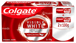 Colgate Visible White Toothpaste 100 GM Pack Of 2