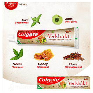 Colgate Vedshakti 200gm Pack Of 2 Toothpaste