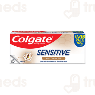 Colgate Sensitive Anticavity With Clove Oil Toothpaste 80gm Pack Of 2