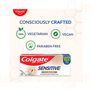 Colgate Sensitive Anticavity With Clove Oil Toothpaste 80gm Pack Of 2