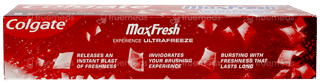 Colgate Maxfresh With Cooling Crystals New Spicy Fresh Red Gel Toothpaste 150Gm