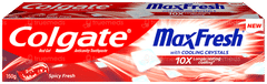 Colgate Maxfresh With Cooling Crystals New Spicy Fresh Red Gel Toothpaste 150gm