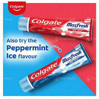 Colgate Maxfresh With Cooling Crystals Spicy Fresh Red Gel Toothpaste 150gm