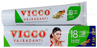 Vicco Vajradanti Saunf Toothpaste 80gm