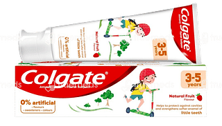 Colgate Kids Natural Strawberry 3 To 5 Years Toothpaste 80 GM