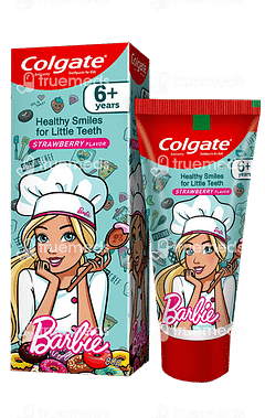 Colgate Anticavity For Kids Barbie Strawberry Flavour 6 Plus Years Toothpaste 80 GM