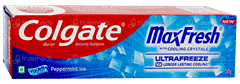 Colgate Maxfresh With Cooling Crystals New Peppermint Ice Blue Gel Toothpaste 150Gm Colgate Maxfresh With Cooling Crystals New Peppermint Ice Blue Gel Toothpaste 150Gm