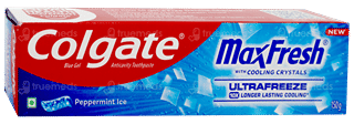 Colgate Maxfresh With Cooling Crystals New Peppermint Ice Blue Gel Toothpaste 150Gm
